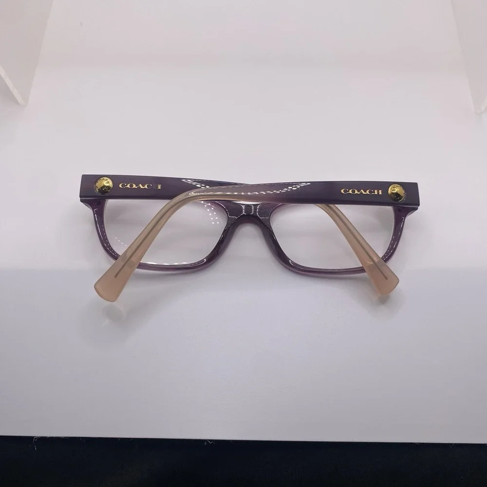 Coach Eyeglasses Women FRAME ONLY HC 6082 51-17-135 Plum Blush 835